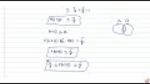 IIT JEE PROBABILITY If `Aa n dB` are two events such `P(A)=3//4` and `P(B)=5//8` , then `P(AuuB)g...