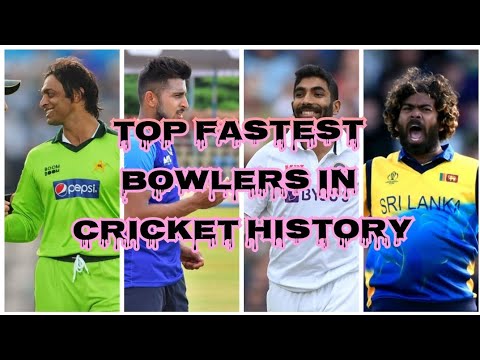 TOP FASTEST BOWLERS IN CRICKET HISTORY ll #cricket #shoibakhtar - YouTube