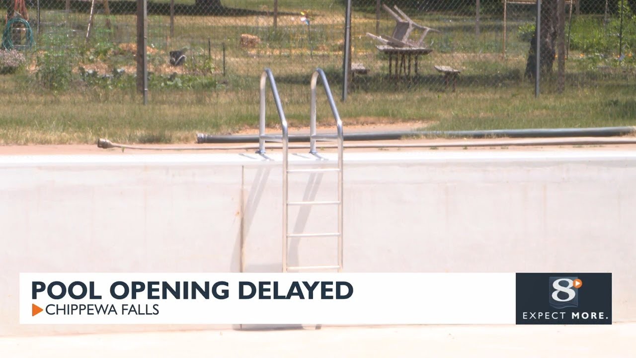 Pool opening delayed in Chippewa Falls - YouTube