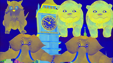 HICKORY DICKORY DOCK-RANDOM COLOR EFFECTS//FOUR ANIMALS IN THE CLOCK EFFECTS