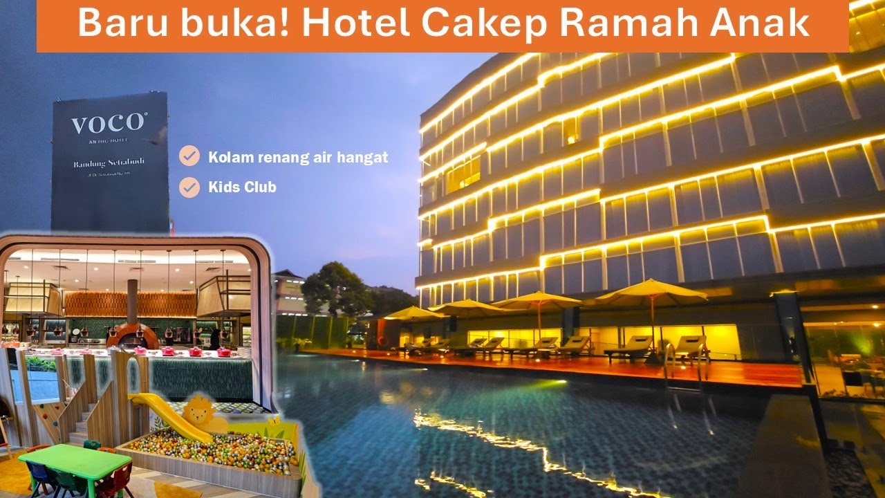HOTEL BARU & CAKEP DI BANDUNG! KOLAM RENANG AIR HANGAT : VOCO Bandung Setiabudi by IHG Hotel****