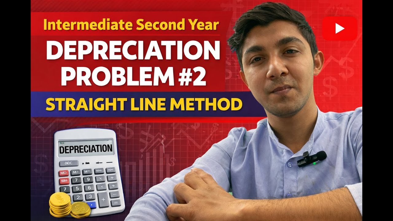 Intermediate 2nd Year Accountancy | Depreciation – Problem No. 2 | Telangana Board