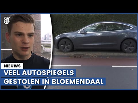 Hierom worden in Bloemendaal massaal spiegels van Tesla's gestolen
