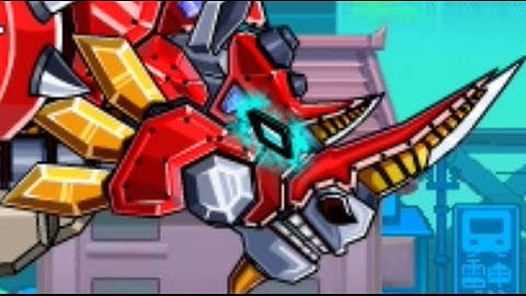 Robot Fire Rhino Power Up - Game Show - Game Play - 2015 - HD