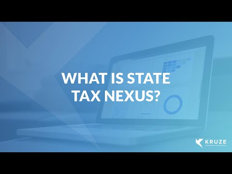 What is State Tax Nexus?