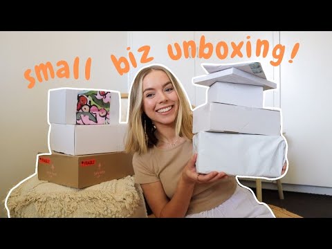 small business unboxing! | small biz gift guide! 🎁