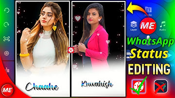 How To Make Photo Moving Whatsapp Status Video Editing In Kinemaster Tutorial @minkuediting