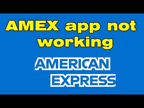 American Express app not working