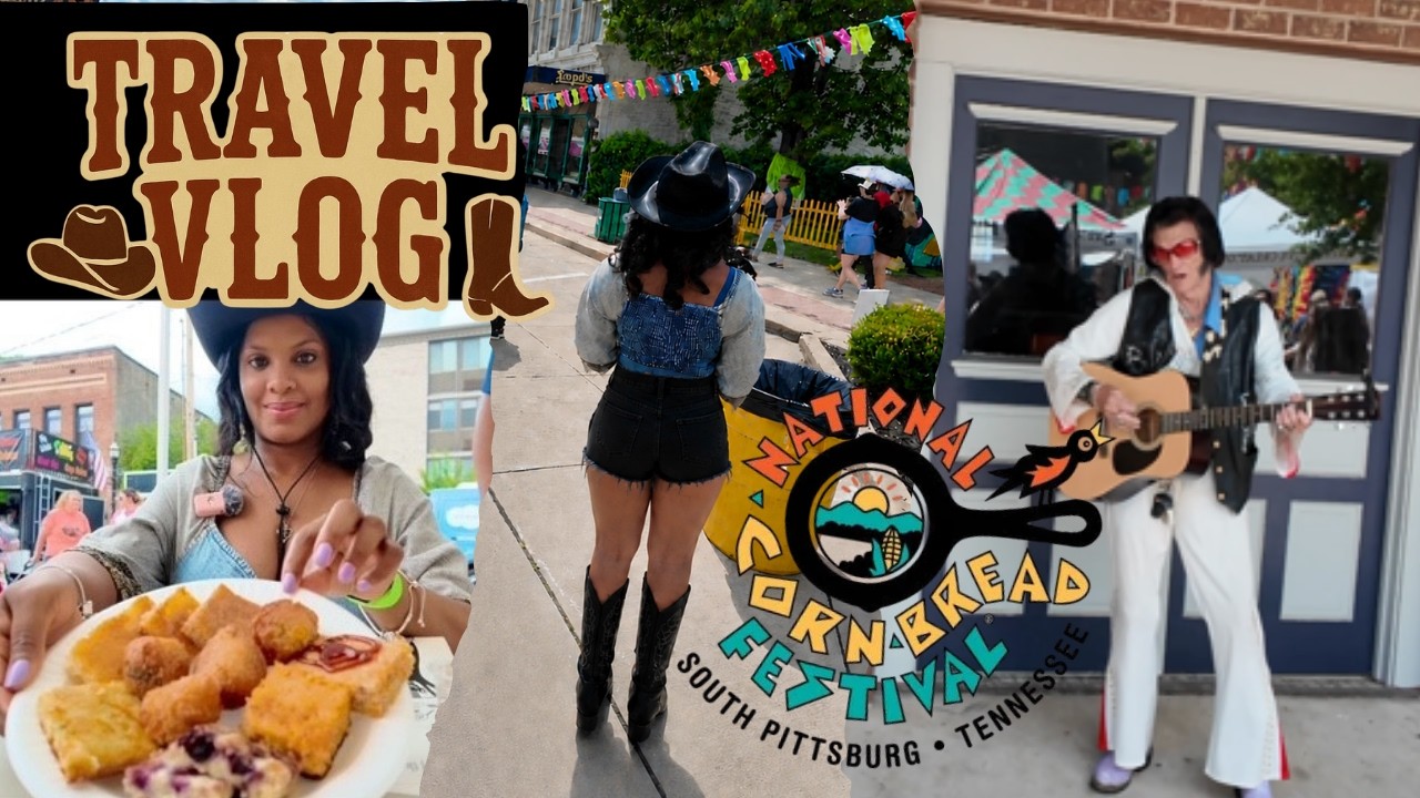 SOUTH PITTSBURG TRAVEL VLOG: 29th National Cornbread Festival | TAG Corner