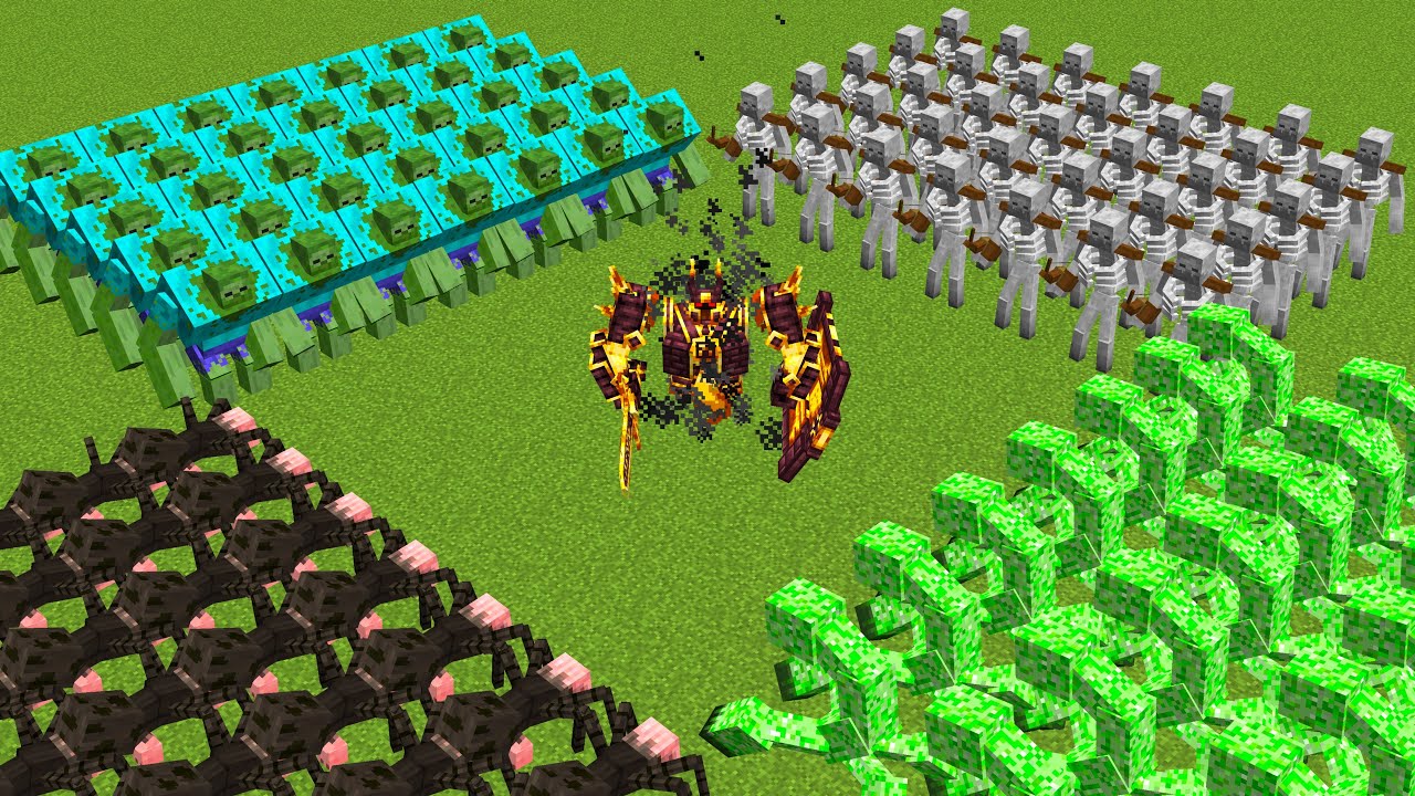 Ignis vs All Mutant Mobs [Minecraft Mob Battle] - YouTube
