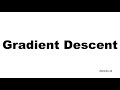 Gradient Descent 2024 04 16