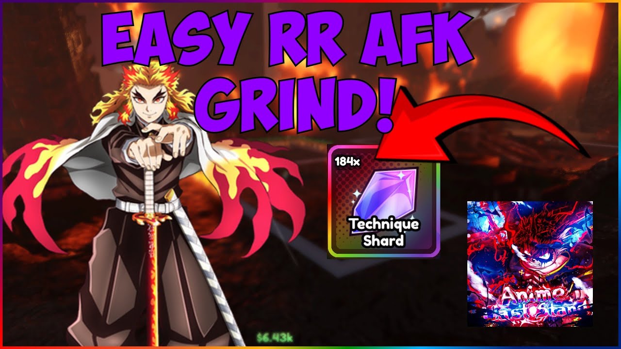 How to easily farm technique shards rerolls afk with 1 unit in anime