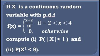 MA3355|MA3391|MA3303 |Probability and Random Variables|Continuous random variable | Problem in Tamil