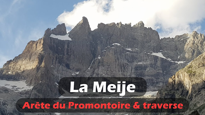 La Meije Arête du Promontoire and traverse | 29/06/2022