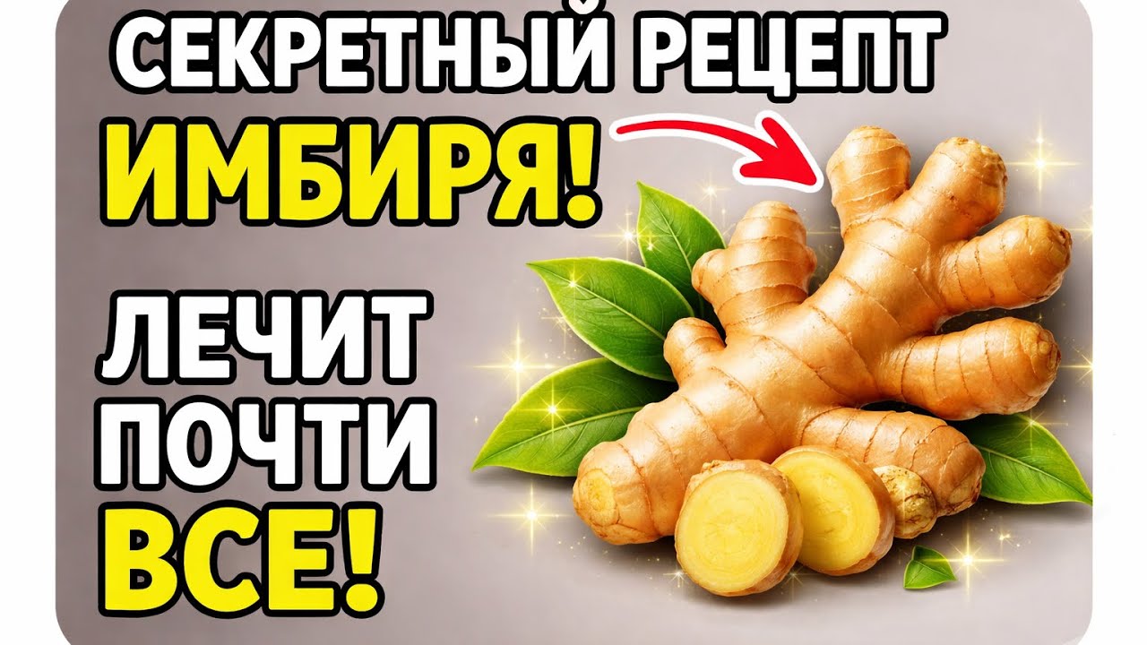 ИМБИРЬ ЛЕЧИТ ПОЧТИ ВСЁ! Как правильно употреблять, чтобы был эффект?