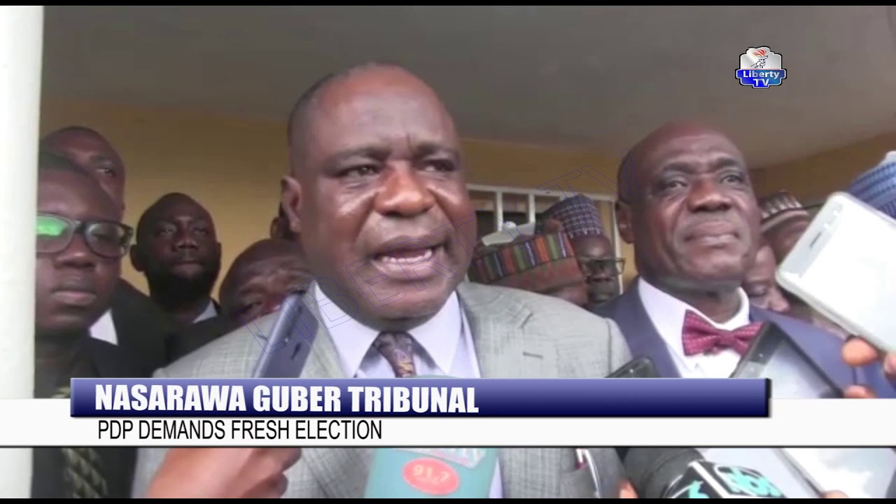 Nasarawa Guber Tribunal: PDP Demands Fresh Election newspaper mockup