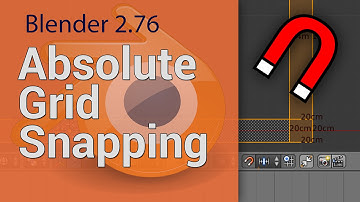 Blender 2.76 Absolute grid snapping