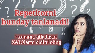 📚💸REPETITORni bunday tanlanadi(7xil yo‘l) #intellektkokand