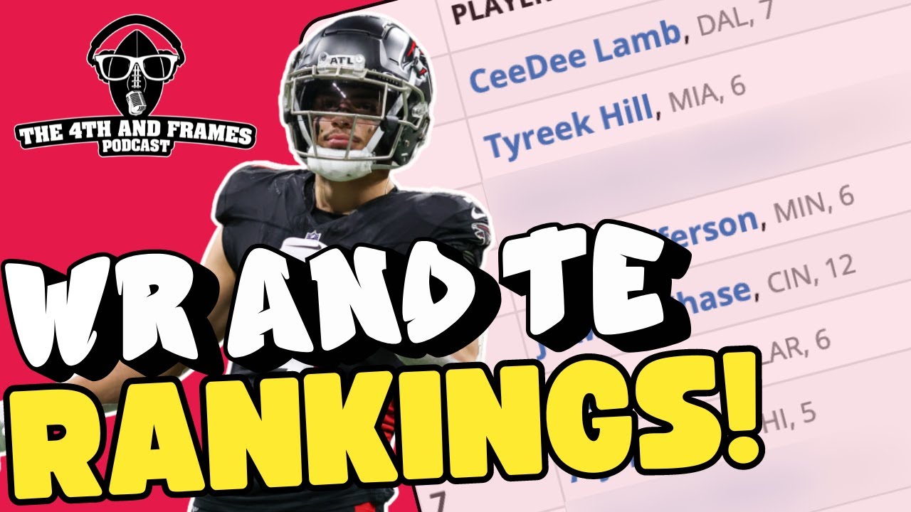 EARLY Wide Receiver and Tight End Rankings Special Guest Howard