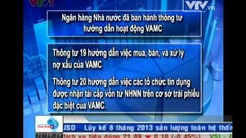 NHNN hướng dẫn việc mua bán, xử lý nợ xấu của VAMC