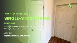 111 Hatleyberry St Oak Ridge Stunning Single-Story Brick Home with Private Community Vibe
