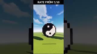 Satisfying Minecraft Pixel Art Part 9 🎨 #shorts #minecraft
