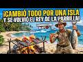 Cambió la civilización por una isla virgen y se convirtió en el rey de la parrilla #supervivencia