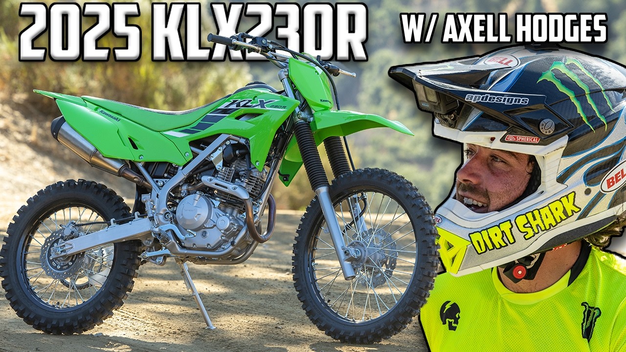 2025 Kawasaki KLX230R First Ride - With Axell Hodges! - Cycle News