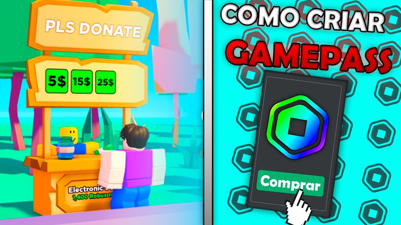 Denovo.. Como Criar Gamepass No PLS DONATE Atualizado!! - Roblox - YouTube