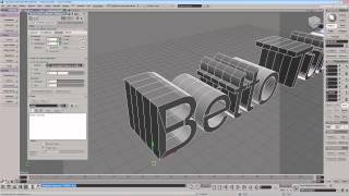 Tutorial Softimage Create Text
