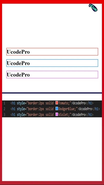 CSS Border Styling Edges Property - YouTube
