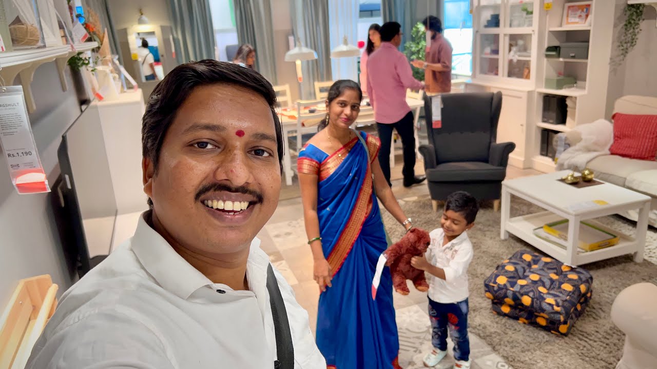 घरासाठी फर्निचर बघायला गेलो आइकियामध्ये 😍 | IKEA Navi Mumbai Furniture Mall | S For Satish | Turbhe