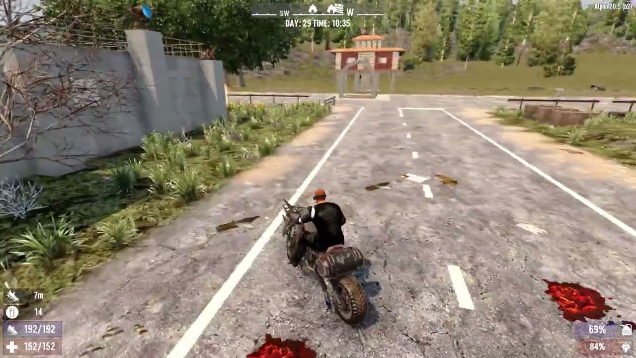 7 Days to Die - Motion Sensor Inverted Drawbridge Garage