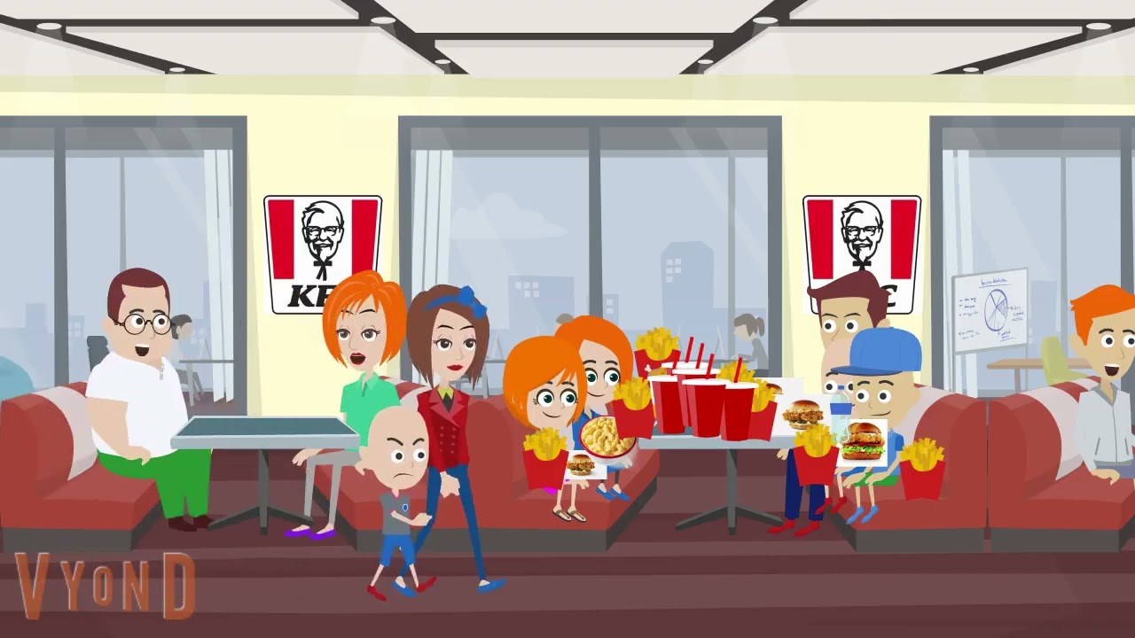 Classic Caillou Misbehaves At KFC/Grounded