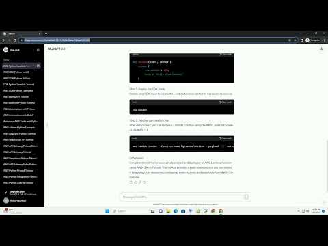 aws cdk python lambda
