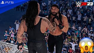 WWE 2K23 - Roman Reigns vs. The Undertaker - Hell in a Cell Match at WrestleMania 40 | PS5™ [4K60]