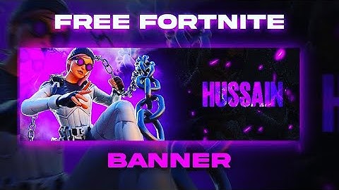 How To Make a FREE Fortnite Header Without Photoshop | Speedart #fortnite #banner #editing #free #ad