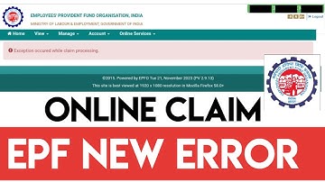 PF Exception Occured While Processing ? |
