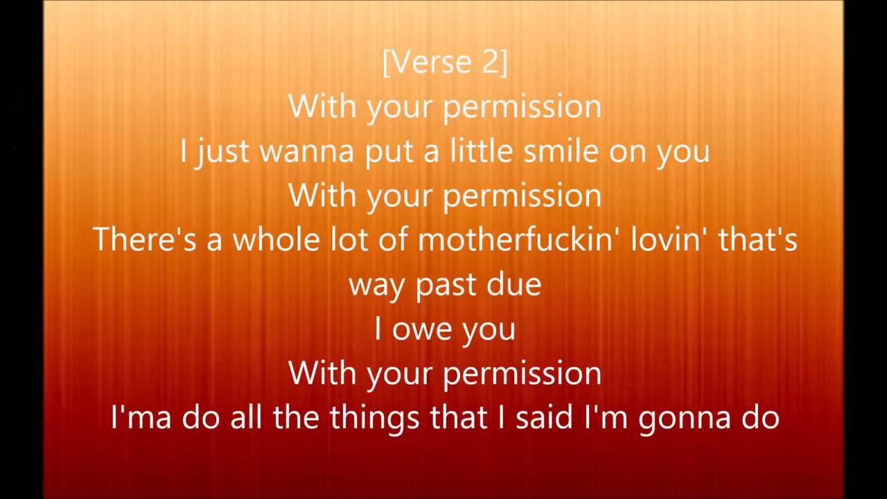 Permission by Ro James LYRICS