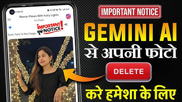 How to Delete Your Photo from Google Gemini | How to Delete Gemini History | Gemini Activity