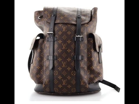 Louis Vuitton Monogram Macassar Canvas Christopher MM Backpack Louis Vuitton