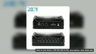 XCY Firewall Router Mini PC Intel Celeron 3865U 8x Intel Ethernet I211AT Support Windows Ubuntu Cent