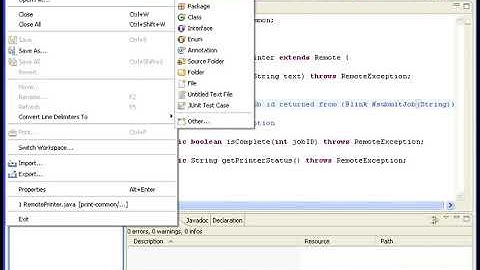 Configuración del servidor RMI con java en eclipse