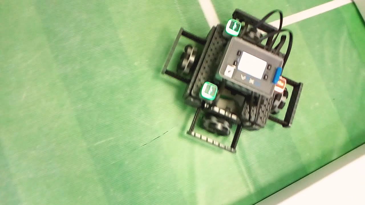 Vex IQ 4-omni-wheels robot (3 Touchled sensors+controller) - YouTube