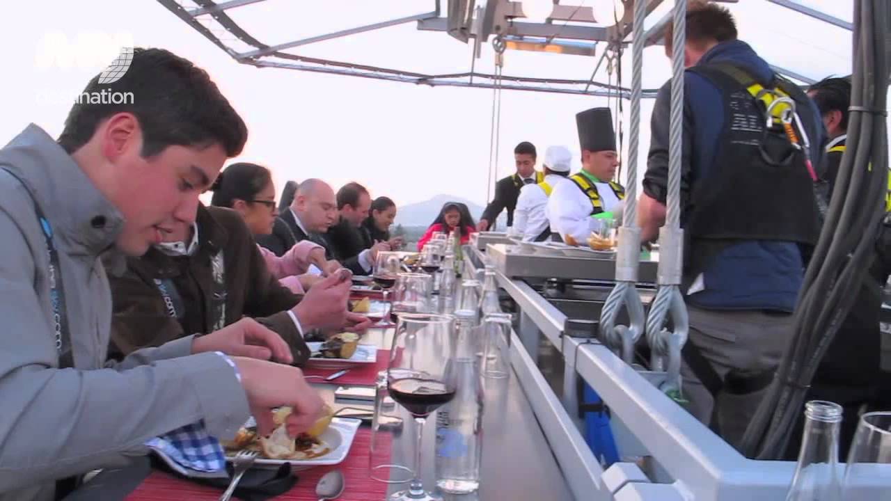 Dinner in the Sky Mexico - YouTube