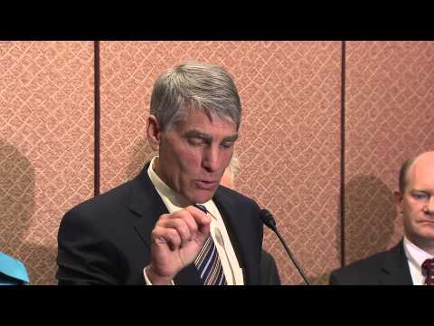 Mark Udall Holds Press Conference to Celebrate Rep...