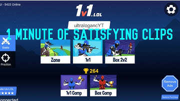 1 minute of satisfying clips in 1v1.LOL