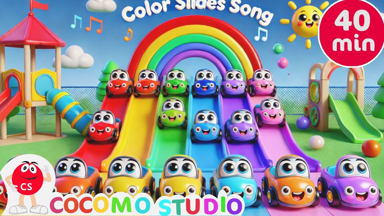 Slide Song for Kids | Learn Colors and Have Fun! - YouTube