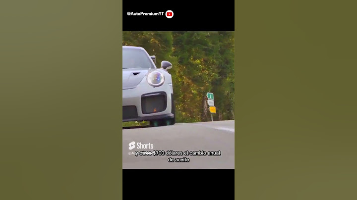 ¿CUÁNTO DINERO CUESTA MANTENER UN PORSCHE 911 GT2RS  🤯 #shorts #autos