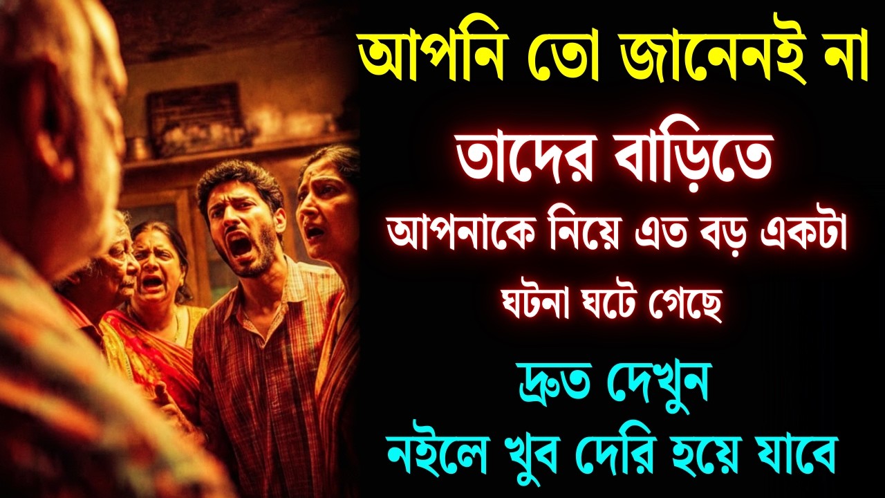 তুমি তো জানোই না, তোমাকে নিয়ে তাদের বাড়িতে এত বড় কথা হয়ে গেছে—দ্রুত দেখো | ব্রহ্মাণ্ডের বার্তা